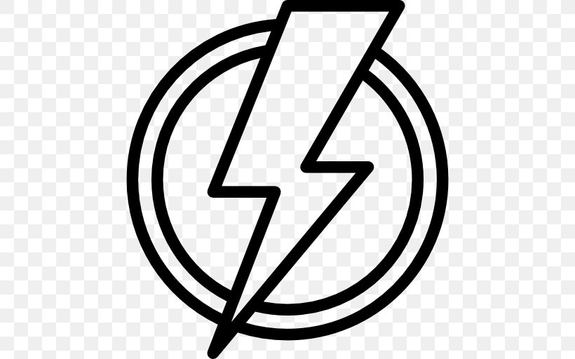 Lightning, PNG, 512x512px, Electricity, Adobe Flash, Area, Black And White, Brand Download Free