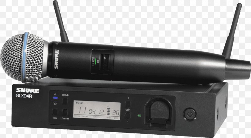 Shure SM58 Wireless Microphone Shure Beta 58A, PNG, 1200x664px, Shure Sm58, Audio, Audio Equipment, Electronics, Hardware Download Free