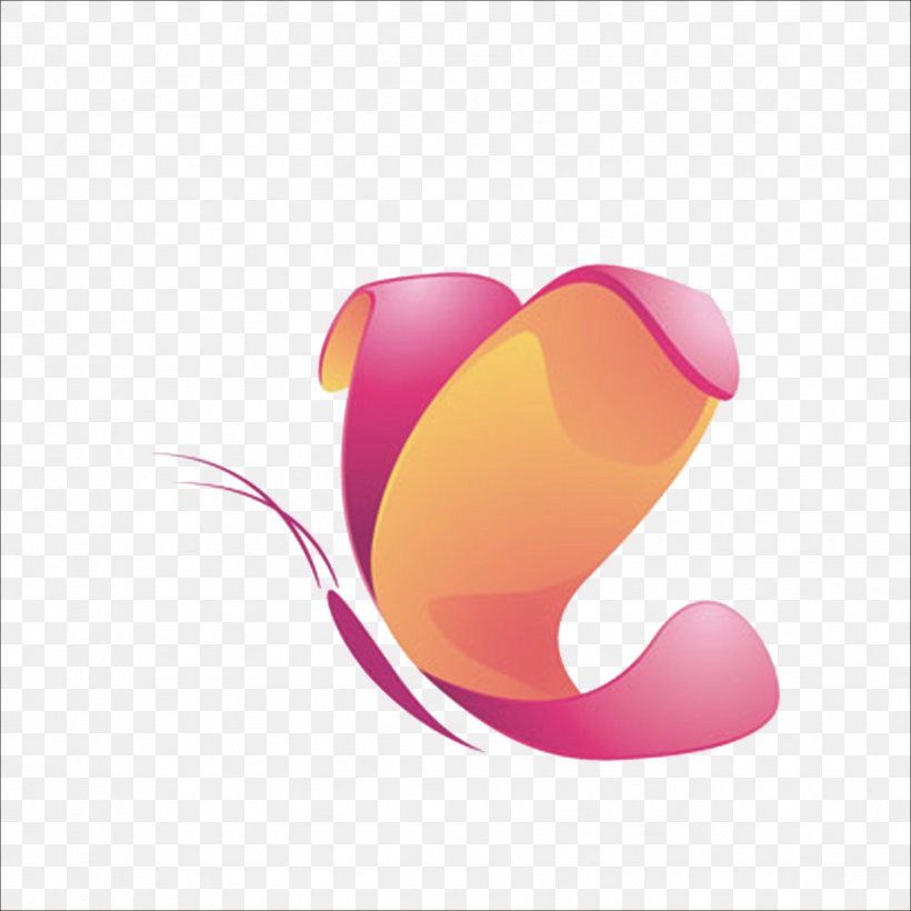 Butterfly Clip Art, PNG, 1773x1773px, Butterfly, Cartoon, Logo, Petal, Pink Download Free
