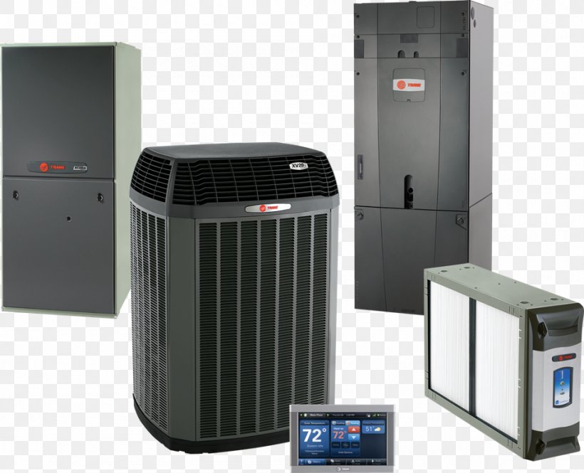 Furnace HVAC Air Conditioning Central Heating Refrigeration, PNG, 947x768px, Furnace, Air Conditioning, Central Heating, Electronics, Geothermal Heating Download Free