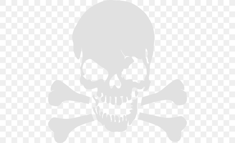 Nose Skull Clip Art, PNG, 500x500px, Nose, Black And White, Bone, Hand, Head Download Free
