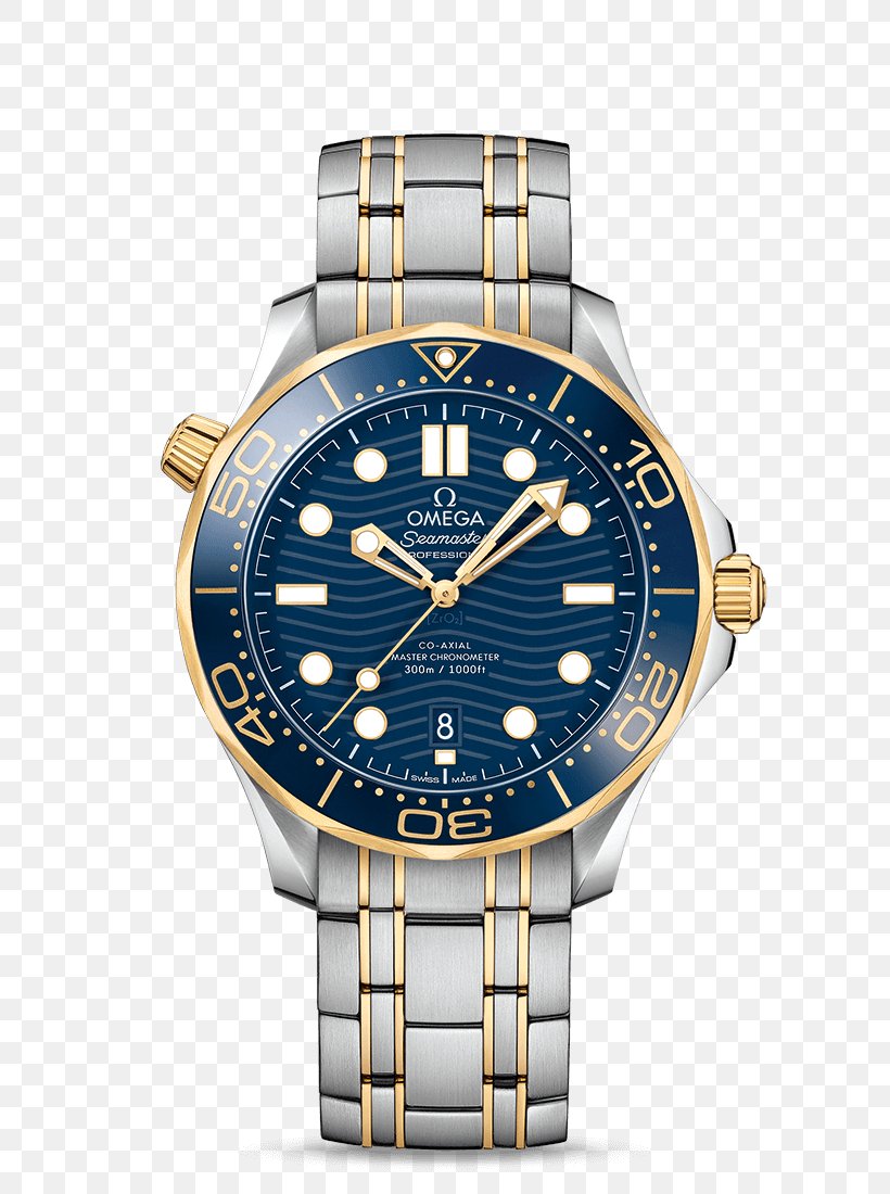 Omega Speedmaster Baselworld Omega Seamaster OMEGA Men's Seamaster Diver 300M Co-Axial Omega SA, PNG, 800x1100px, Omega Speedmaster, Baselworld, Brand, Chronograph, Chronometer Watch Download Free