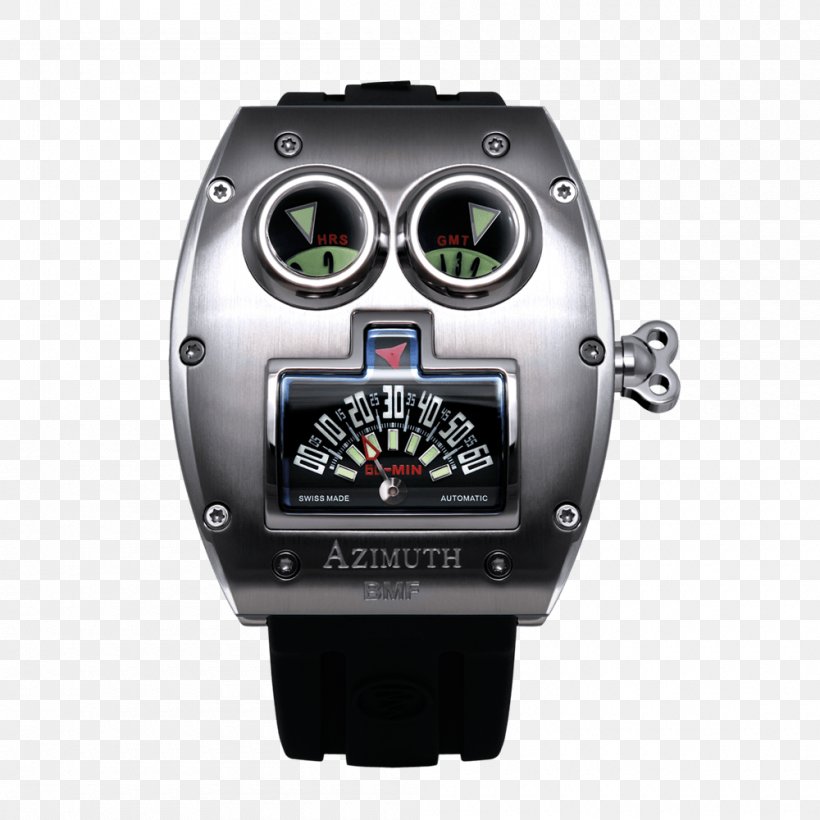 Watch Azimuth Mr. Roboto Clock, PNG, 1000x1000px, Watch, Azimuth, Bearing, Brand, Clock Download Free