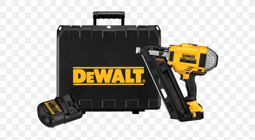 DEWALT DCN692 Nail Gun DeWalt DCN690M1 Tool, PNG, 590x450px, Dewalt, Brushless Dc Electric Motor, Cordless, Drill, Framing Download Free