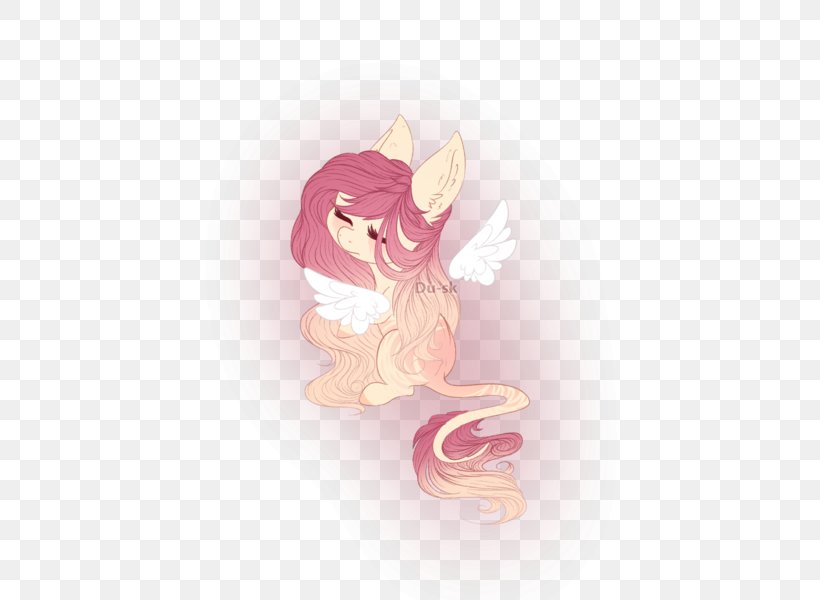 Fairy Horse Cartoon Figurine, PNG, 458x600px, Watercolor, Cartoon, Flower, Frame, Heart Download Free