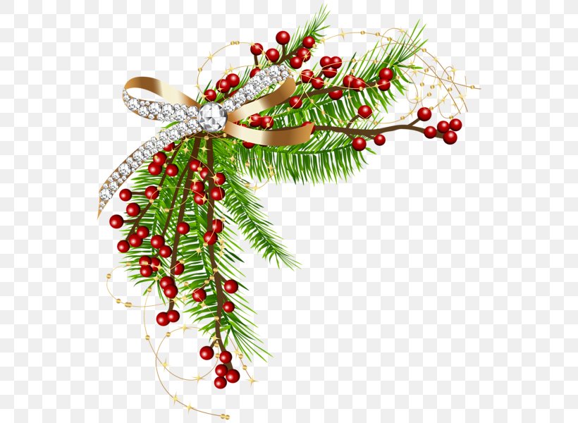 Christmas Decoration Garland Borders And Frames Clip Art, PNG, 554x600px, Christmas Decoration, Borders And Frames, Branch, Christmas, Christmas Ornament Download Free