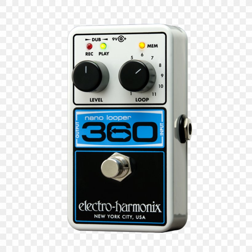 Electro-Harmonix Nano Looper 360 Effects Processors & Pedals BOSS RC-1 Loop Station, PNG, 1200x1200px, Effects Processors Pedals, Audio, Audio Equipment, Bass Guitar, Boss Rc3 Loop Station Download Free