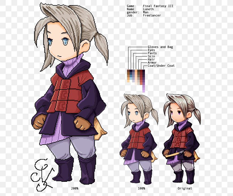 Final Fantasy III Boy Fiction Costume, PNG, 625x690px, Watercolor, Cartoon, Flower, Frame, Heart Download Free