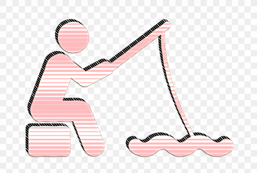 Fishing Man Icon Fish Icon Outdoor Activities Icon, PNG, 1284x866px, Fish Icon, Cartoon, Geometry, Line, Mathematics Download Free