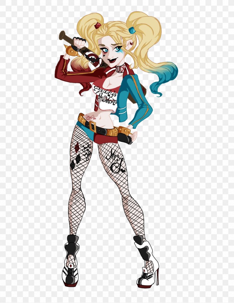 Harley Quinn Joker Batman Poison Ivy Plastique, PNG, 1280x1657px, Watercolor, Cartoon, Flower, Frame, Heart Download Free