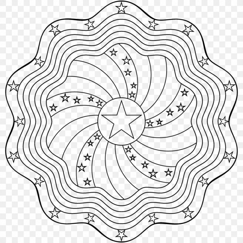 Mandala Coloring Book Child Symbol Adult, PNG, 1024x1024px, Mandala, Adult, Area, Black And White, Child Download Free