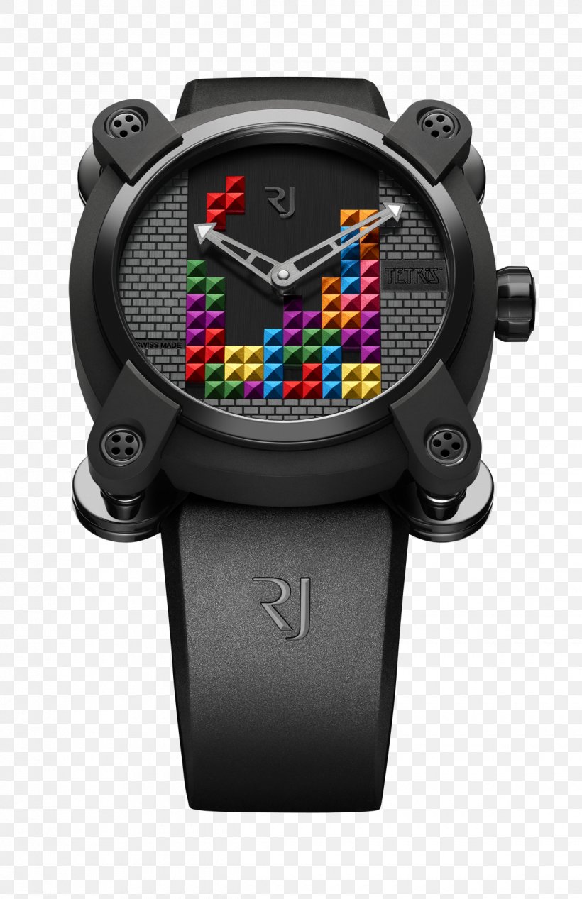 Watch RJ-Romain Jerome Tetris Video Game Brand, PNG, 1240x1916px, Watch, Arcade Game, Brand, Company, Hardware Download Free