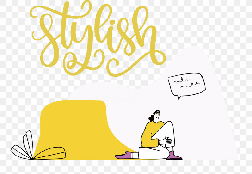Stylish Fashion Style, PNG, 3000x2073px, Stylish, Behavior, Cartoon, Fashion, Happiness Download Free
