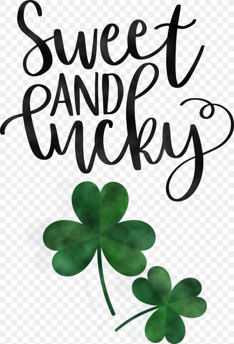 Sweet And Lucky St Patricks Day, PNG, 2040x3000px, St Patricks Day, Bag, Clover, Decal, Fourleaf Clover Download Free
