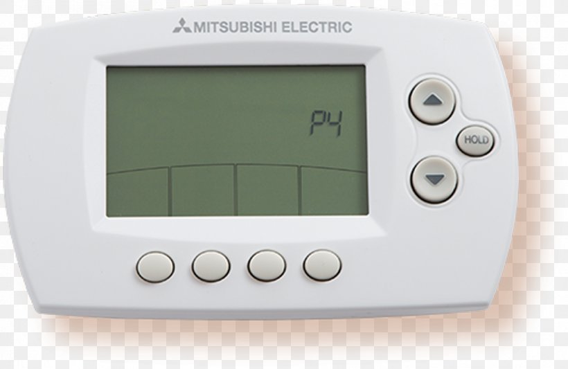 Thermostat Mitsubishi Electric Air Conditioning Remote Controls Wireless, PNG, 1002x652px, Thermostat, Air Conditioning, Central Heating, Electricity, Electronics Download Free