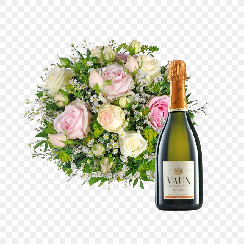 Champagne Glass Bottle Wine Liqueur Floral Design, PNG, 1800x1800px, Champagne, Artificial Flower, Bottle, Cut Flowers, Drink Download Free