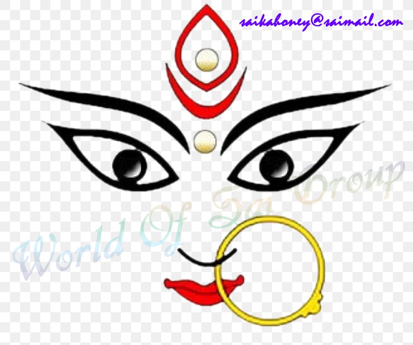 Durga Puja Navaratri Goddess, PNG, 800x685px, Watercolor, Cartoon, Flower, Frame, Heart Download Free