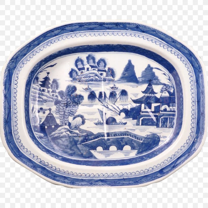 Blue And White Pottery Plate Platter Chinese Export Porcelain Antique, PNG, 995x995px, Blue And White Pottery, Antique, Blue, Blue And White Porcelain, Chinese Ceramics Download Free