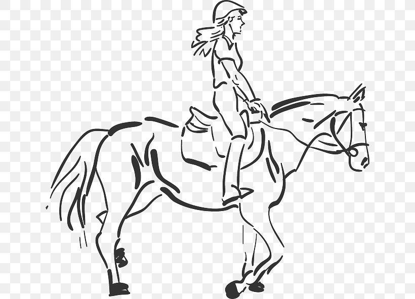 Horse Equestrian Clip Art, PNG, 640x591px, Horse, Animal Figure, Art, Artwork, Black And White Download Free
