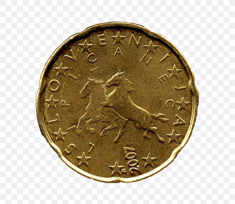 20 Cent Euro Coin Slovenia Lipizzan, PNG, 590x714px, 5 Cent Euro Coin, 20 Cent Euro Coin, Coin, Brass, Cent Download Free