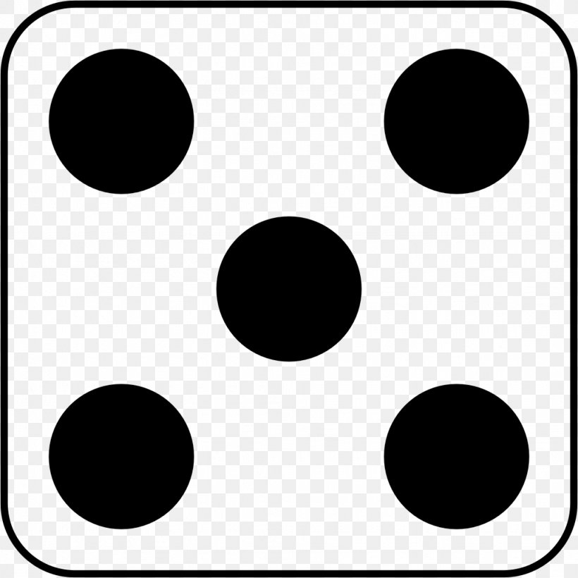 Dice Game Clip Art, PNG, 1024x1024px, Dice, Area, Black, Black And White, Board Game Download Free