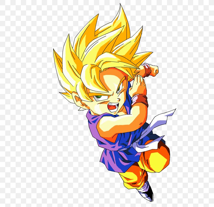 Goku Trunks Baby Vegeta Gohan, PNG, 541x793px, Watercolor, Cartoon, Flower, Frame, Heart Download Free