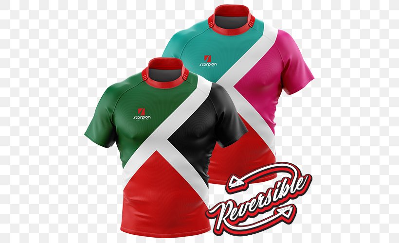 Jersey T-shirt Rugby Shirt Rugby Union, PNG, 500x500px, Jersey, American Football, Brand, Clothing, Kit Download Free