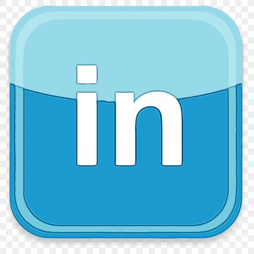 Linkedin Logo, PNG, 900x900px, Watercolor, Aqua, Azure, Blue, Electric Blue Download Free