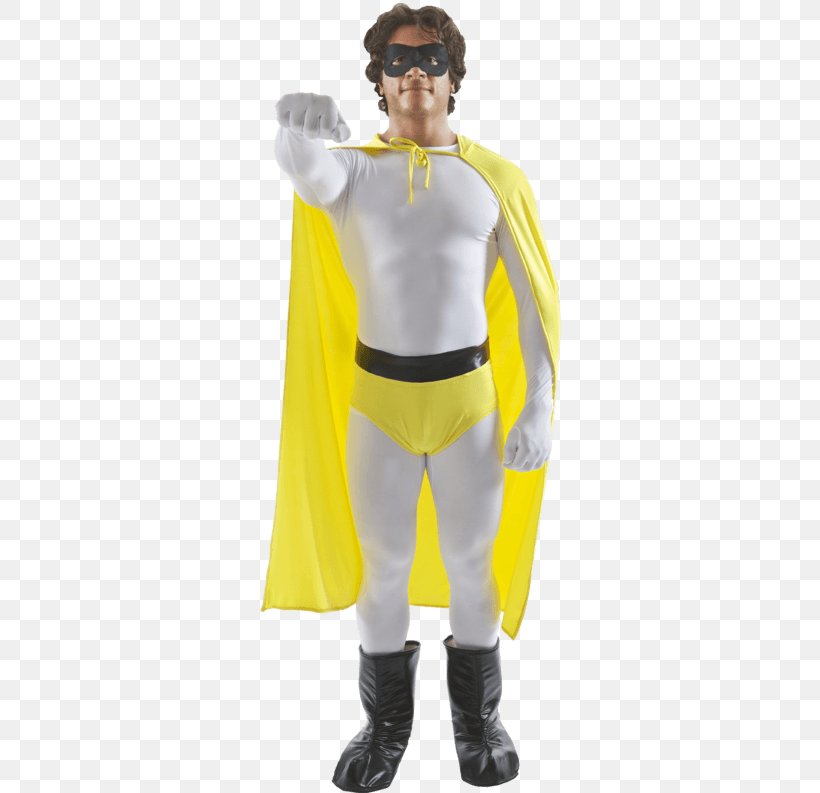 Costume Superhero Yellow White Blue, PNG, 500x793px, Costume, Action Figure, Belt, Blue, Boot Download Free