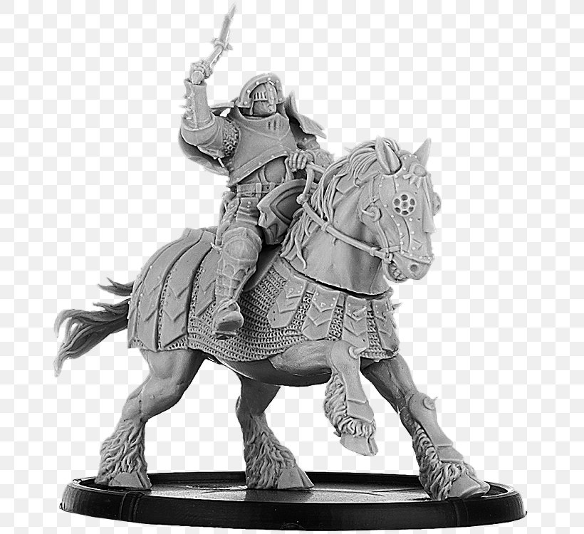 Horse Warhammer Age Of Sigmar Manannán Mac Lir Miniature Figure Miniature Wargaming, PNG, 672x750px, 2018, Horse, Armour, Black And White, Blood Bowl Download Free