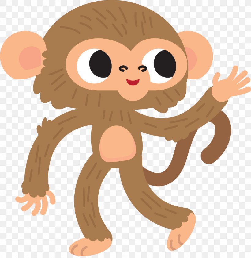 Monkey Primate Carnivora Clip Art, PNG, 1093x1121px, Monkey, Art, Carnivora, Carnivoran, Cartoon Download Free