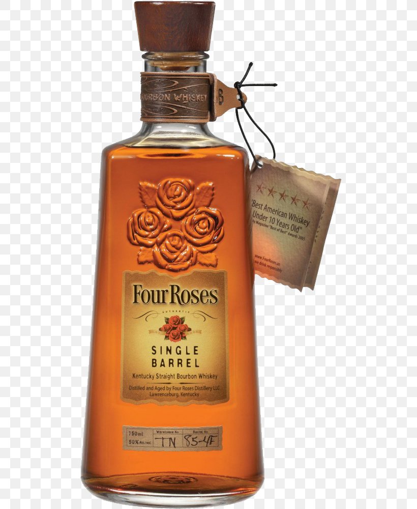 Bourbon Whiskey Distilled Beverage Four Roses Single Barrel Whiskey, PNG, 560x1000px, Bourbon Whiskey, Alcoholic Beverage, Alcoholic Drink, Barrel, Beer Download Free