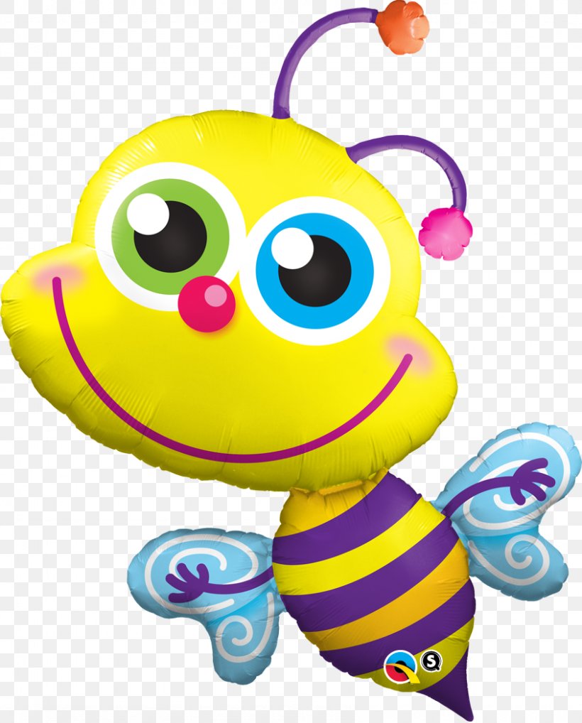 Mylar Balloon Bee Shape BoPET, PNG, 845x1050px, Balloon, Aluminium Foil, Baby Toys, Bee, Birthday Download Free