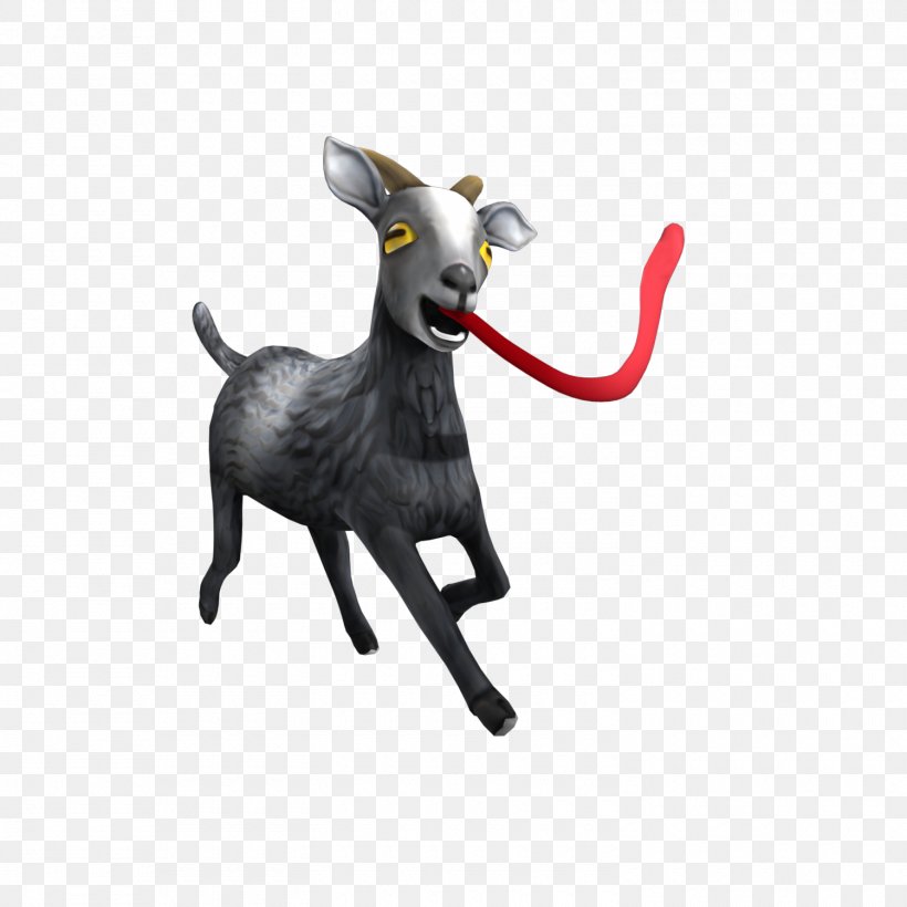 Goat Simulator Simulation Indie Game Caprinae, PNG, 1500x1500px, Goat Simulator, Animal Figure, Caprinae, Carnivoran, Cat Download Free