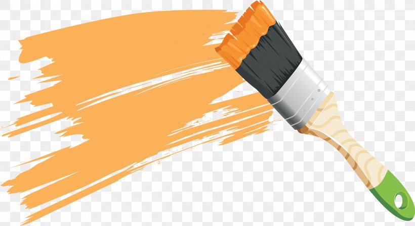 Paintbrush Watercolor Painting, PNG, 2500x1366px, Paint, Brush, Color, Crayola, Ink Brush Download Free