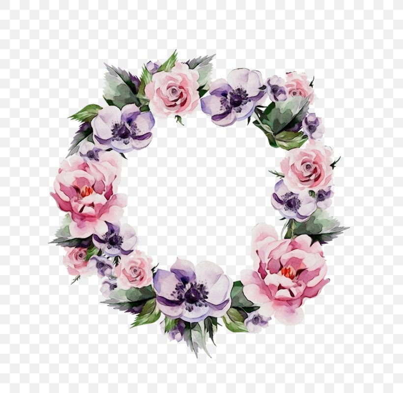 Watercolor Christmas Wreath, PNG, 800x800px, Wreath, Artificial Flower, Bouquet, Christmas Decoration, Cut Flowers Download Free