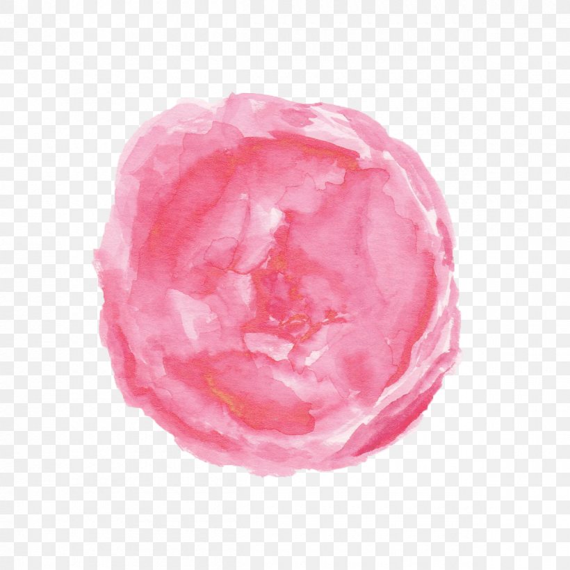 Watercolor Painting Logo Pink M, PNG, 1200x1200px, Watercolor Painting, Adobe Systems, Brand, Color, English Roses Download Free