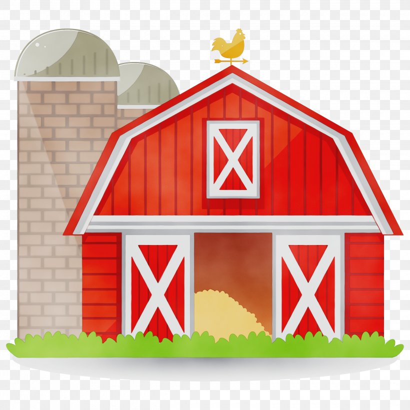 Barn House Roof Building Home, PNG, 2480x2480px, Watercolor, Barn, Building, Home, House Download Free