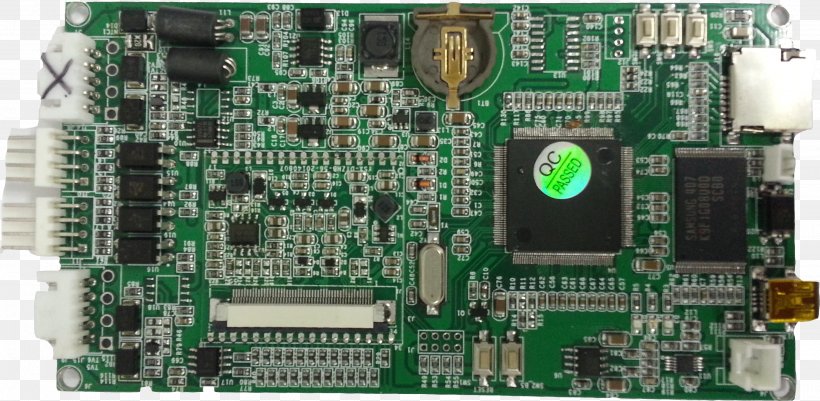 Microcontroller Motherboard Electronics Integrated Circuits & Chips Electronic Engineering, PNG, 2924x1431px, Microcontroller, Circuit Component, Computer Component, Computer Data Storage, Computer Hardware Download Free