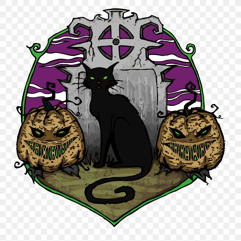 The Black Cat Halloween, PNG, 1500x1505px, Cat, Animal, Black Cat, Black Cat Detective, Brand Download Free