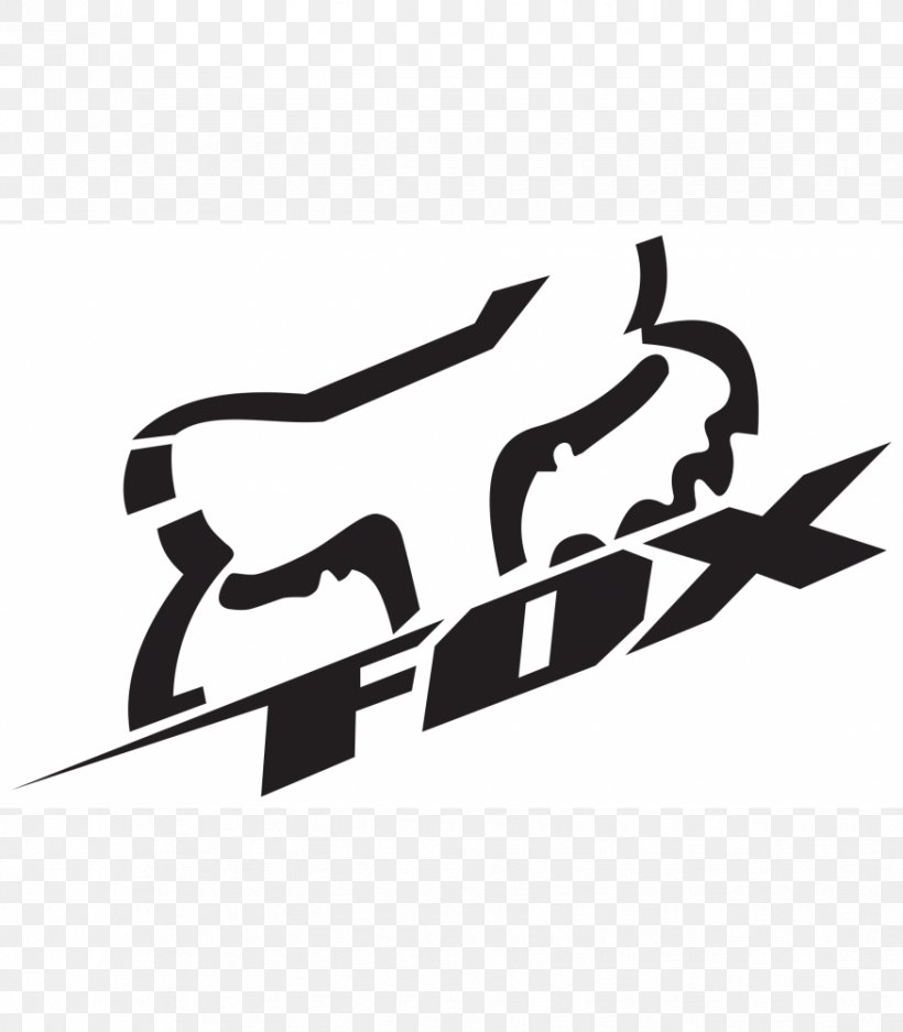 Fox Racing Decal Sticker Logo Clothing, PNG, 875x1000px, Fox Racing, Black, Black And White, Brand, Clothing Download Free