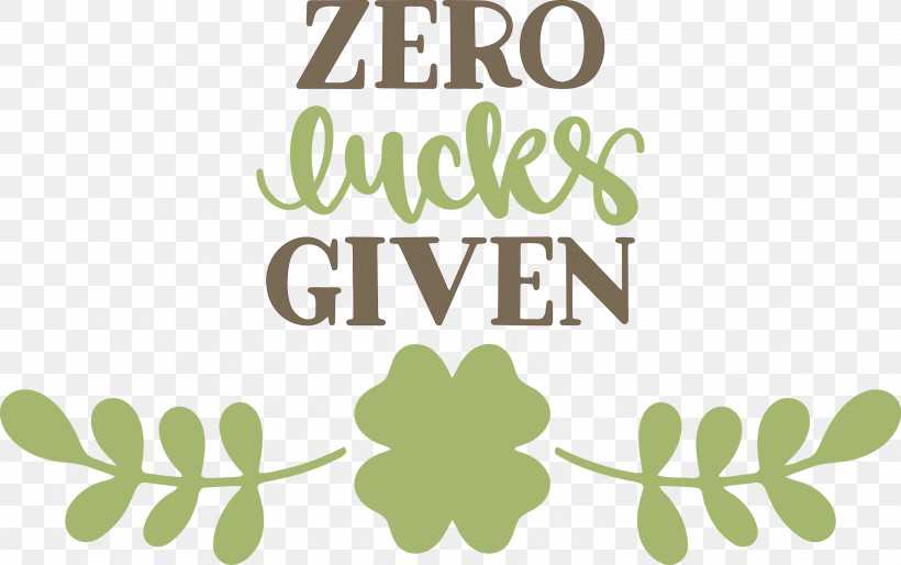 Zero Lucks Given Lucky Saint Patrick, PNG, 2999x1883px,  Download Free