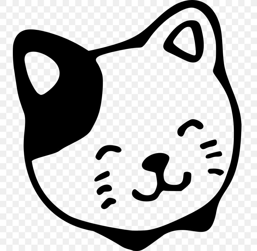 Cat Kitten Clip Art, PNG, 738x800px, Cat, Artwork, Black, Black And White, Carnivoran Download Free