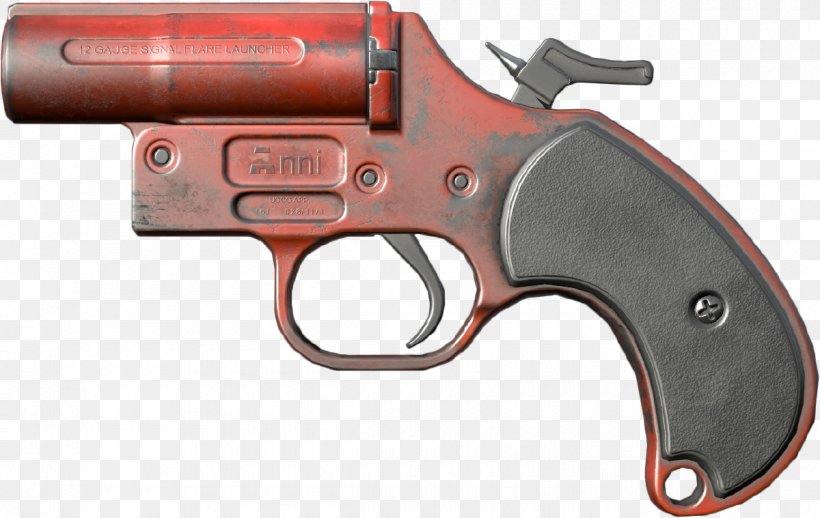 DayZ Flare Gun Firearm Weapon, PNG, 1200x759px, Watercolor, Cartoon, Flower, Frame, Heart Download Free