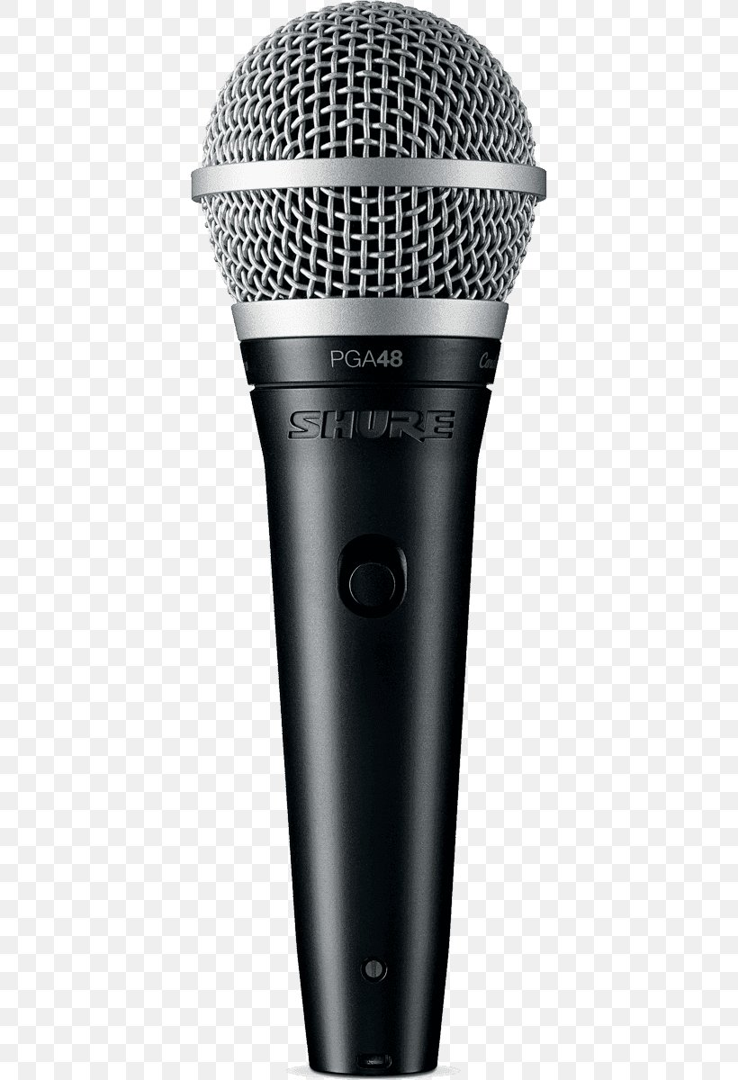 Microphone Shure SM58 Shure SM57 Shure PGA48, PNG, 396x1200px, Microphone, Audio, Audio Equipment, Electronic Device, Microphone Stands Download Free