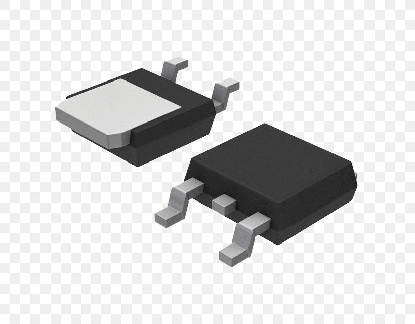 MOSFET Surface-mount Technology Field-effect Transistor TO-252, PNG, 640x640px, Mosfet, Bipolar Junction Transistor, Circuit Component, Electronic Component, Electronics Download Free