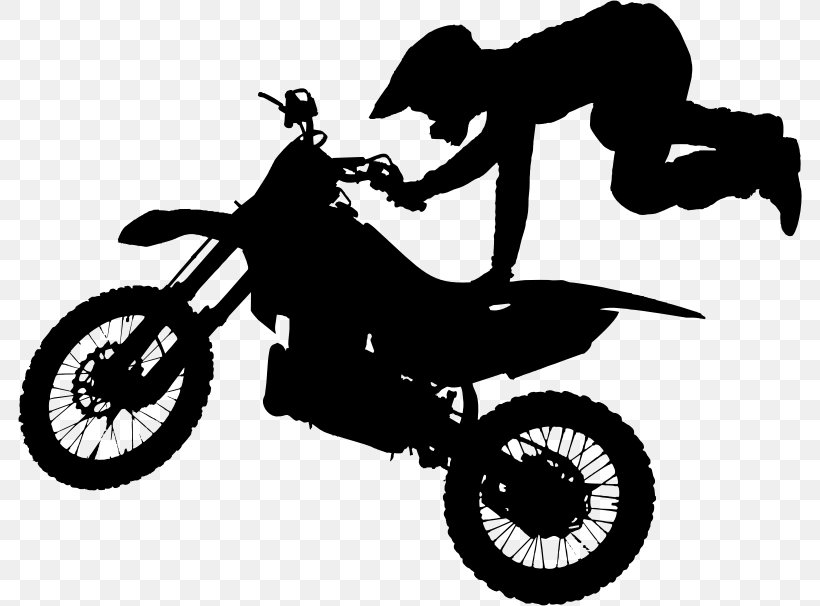Motorcycle Stunt Riding Silhouette Bicycle, PNG, 784x606px, Motorcycle Stunt Riding, Bicycle, Bicycle Accessory, Bicycle Drivetrain Part, Black And White Download Free