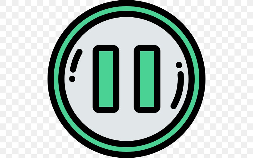 Pause Button, PNG, 512x512px, Symbol, Area, Brand, Button, Green Download Free