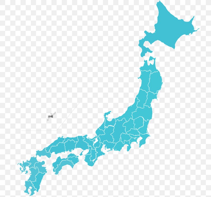 Prefectures Of Japan Blank Map, PNG, 734x766px, Japan, Aqua, Area, Blank Map, Map Download Free