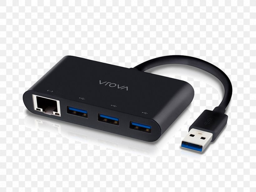 Adapter HDMI Ethernet Hub USB 3.0 Computer Port, PNG, 1000x750px, Adapter, Cable, Computer Component, Computer Hardware, Computer Monitors Download Free